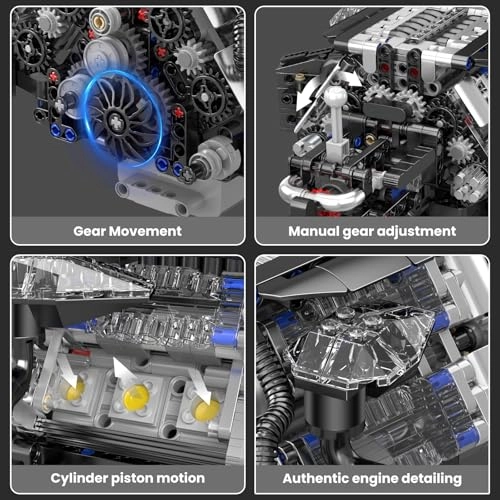 W12 Engine (10230) - 12-Cylinder Working