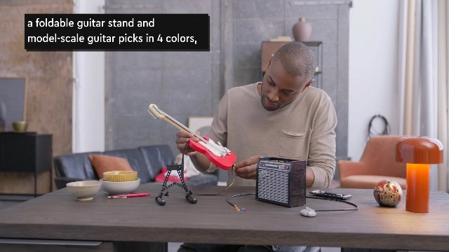 Ideas Fender Stratocaster (21329) - 65 Princeton Reverb Amplifier DIY Guitar Model