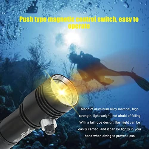Underwater Diving Light - 80m 600-800lm IPX8