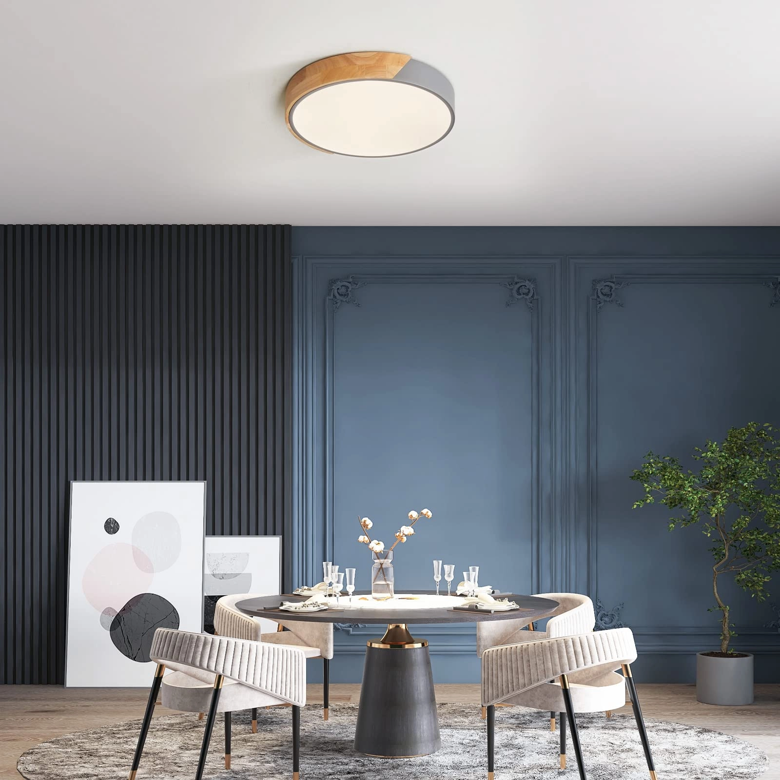 Flush Ceiling Light - 6000K 4000K 3000K Dimmable