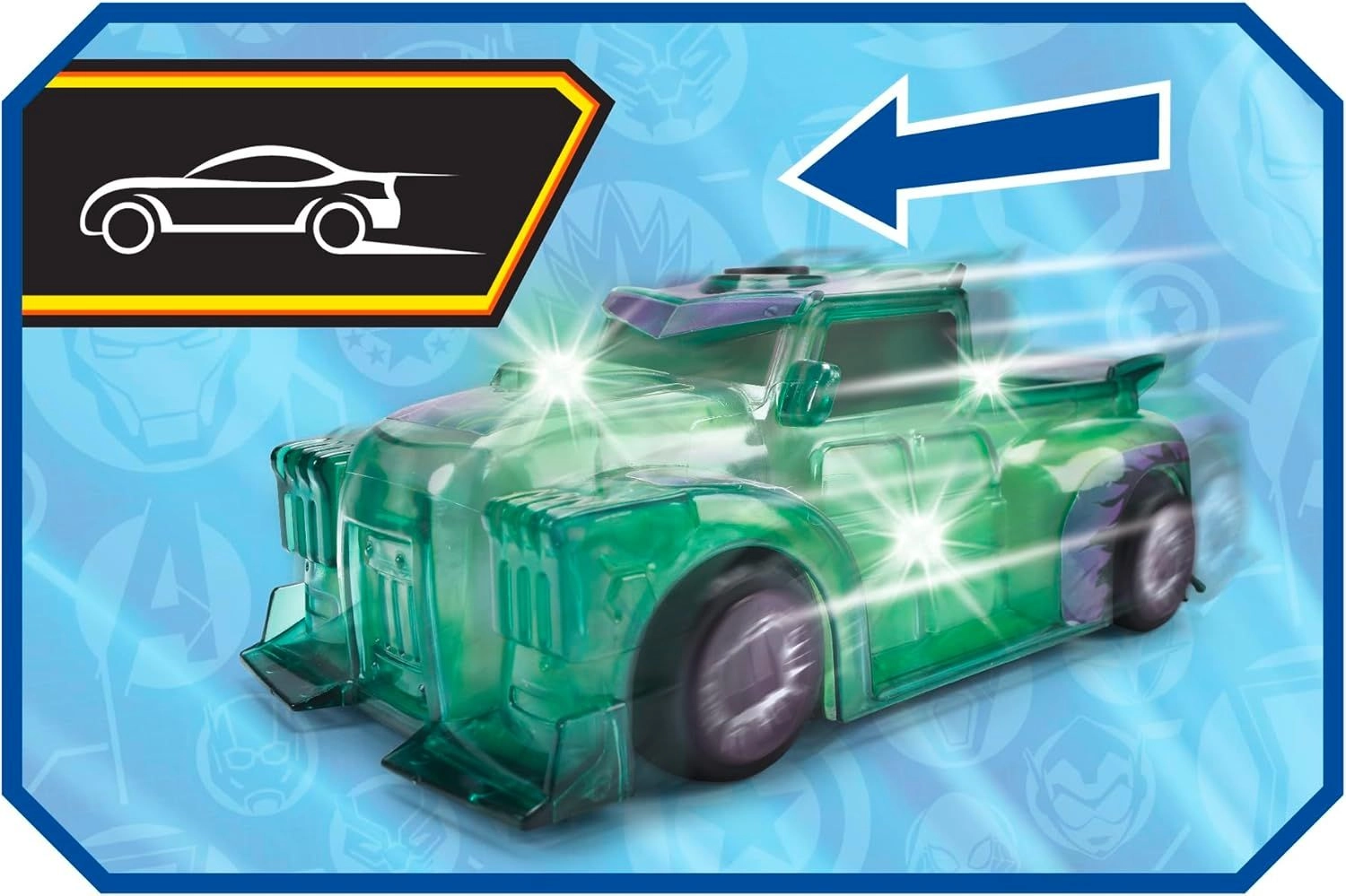 Jada Light Hero Hulk Car - 1:32