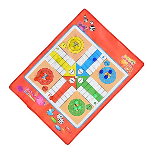 Snakes Ladders Board Set - Non-woven Fabric Portable