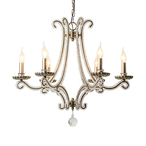 American vintage candle chandelier - 3000K