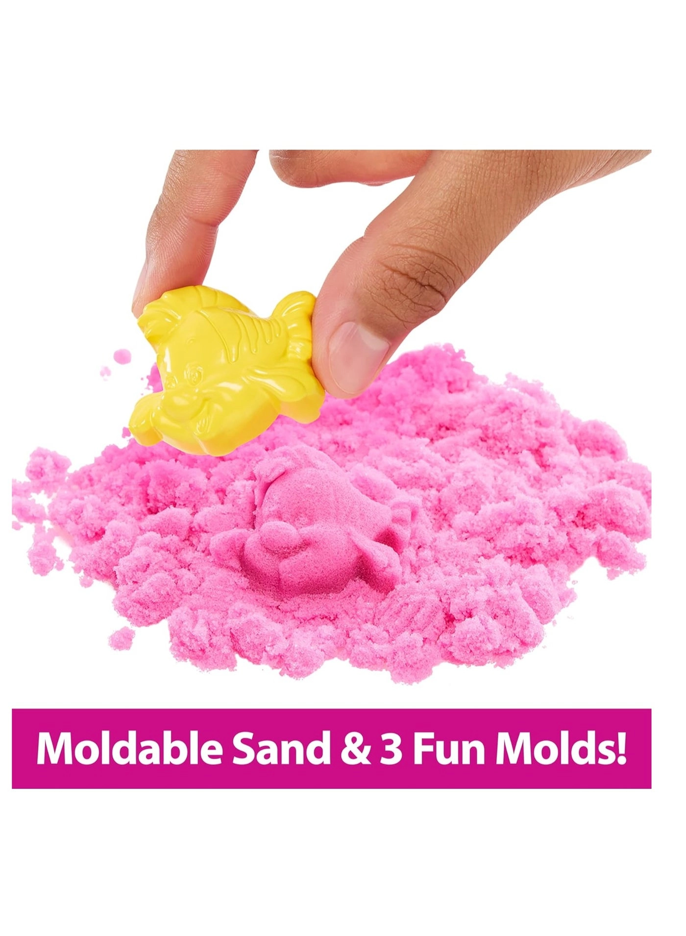 Ariel Mermaid Doll - Glittery fin + Pool Set - Moldable Sand