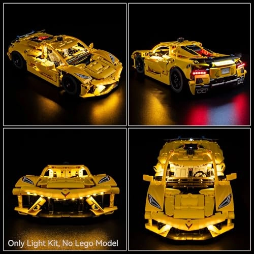 Lego Technic Chevrolet Corvette Stingray (42205-cv) - Led Lighting Kit
