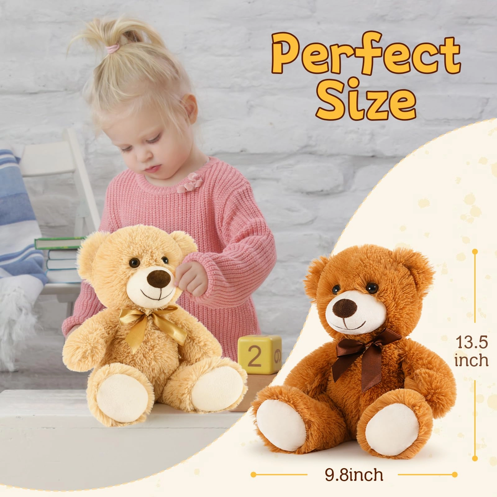 Teddy Bear - 13.5" 3 Count