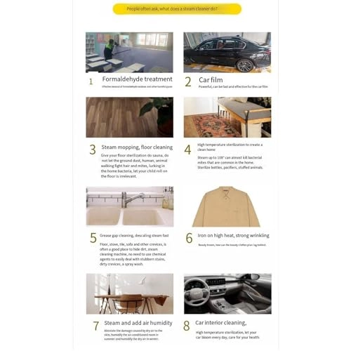 High pressure steam cleaning machine - 5 bar 2L