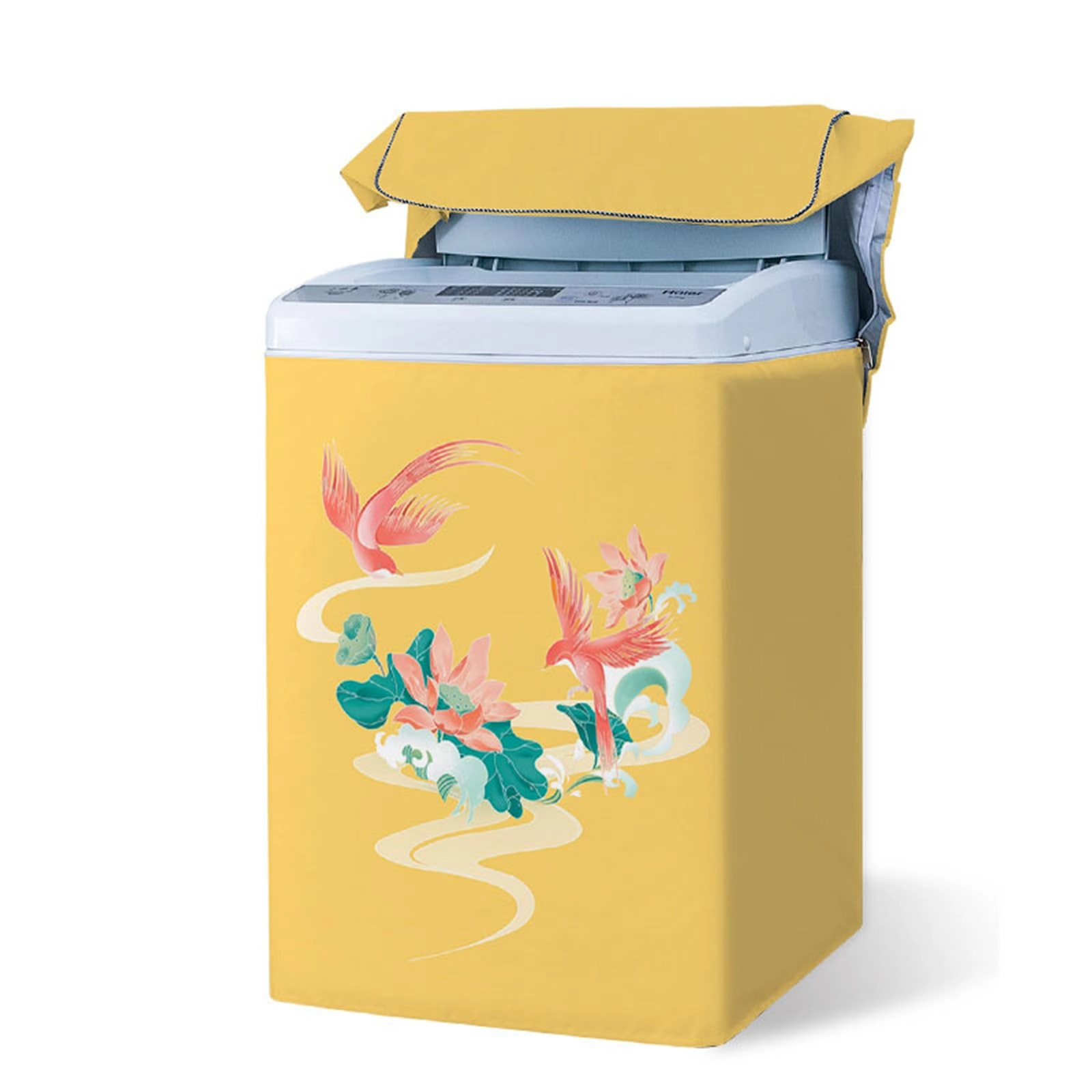 Washing Machine Cover - Top Loader Grey Geometry XXL