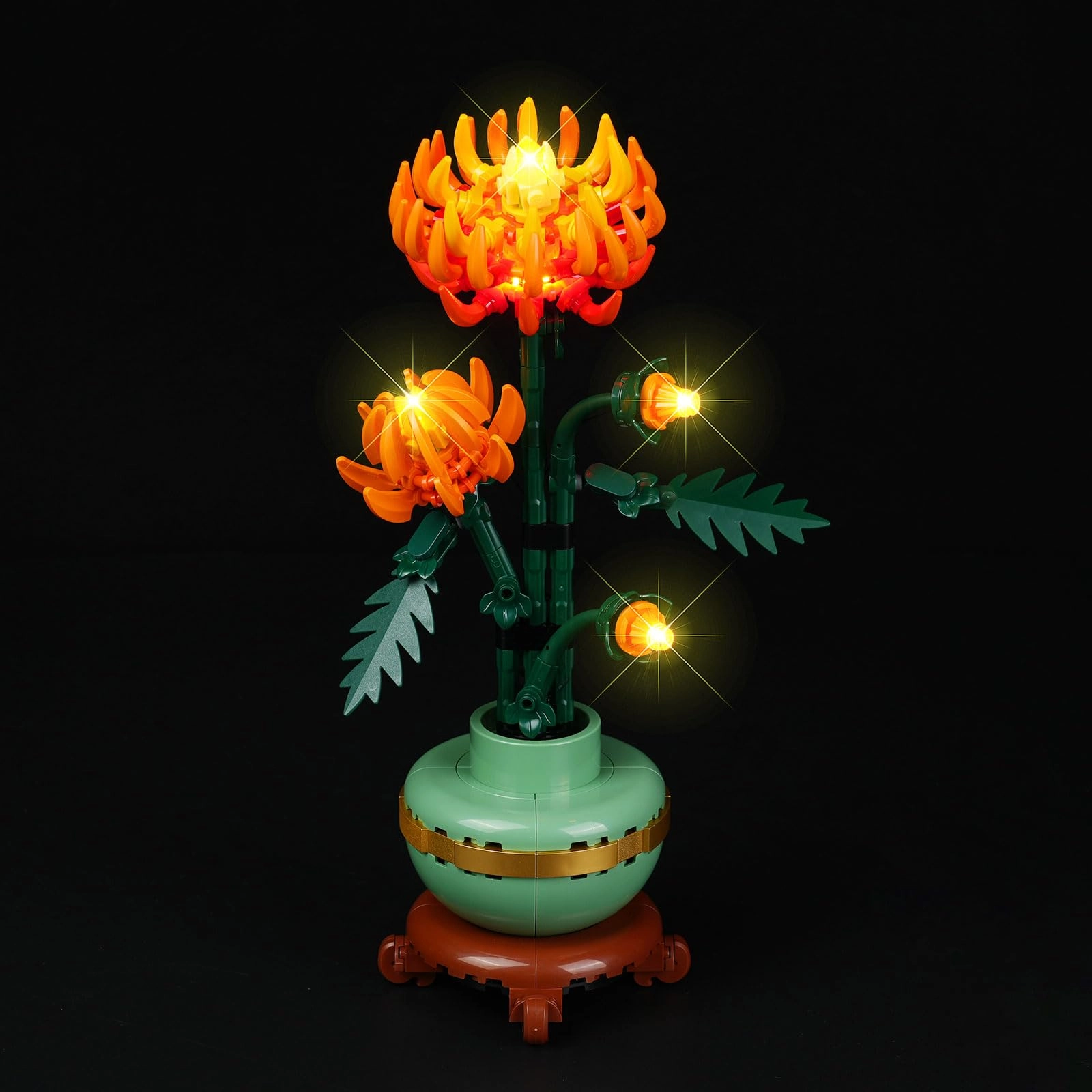 cooldac LED Light Kit - Compatible with Lego 10368 Chrysanthemum Lights Only