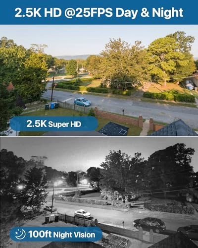 PoE Home Security Camera System - 8 8CH 4MP