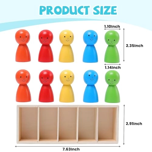 Color Matching Bottle Challenge Game - 8-12 10 pieces