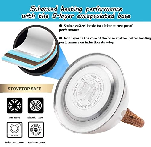 Stovetop Induction Whistling Kettle - 5L