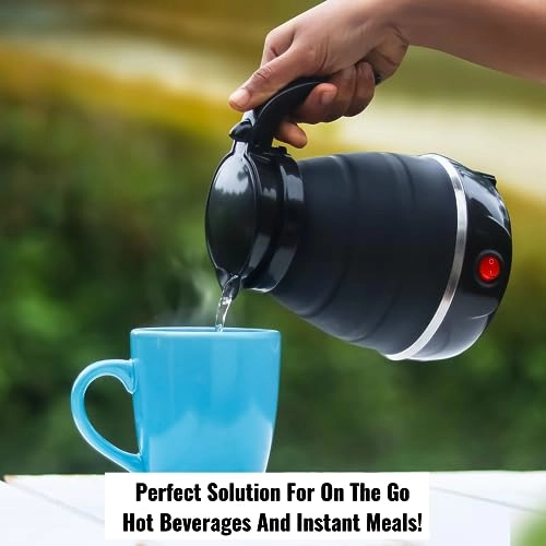 Foldable Silicone Electric Kettle - 600 ML