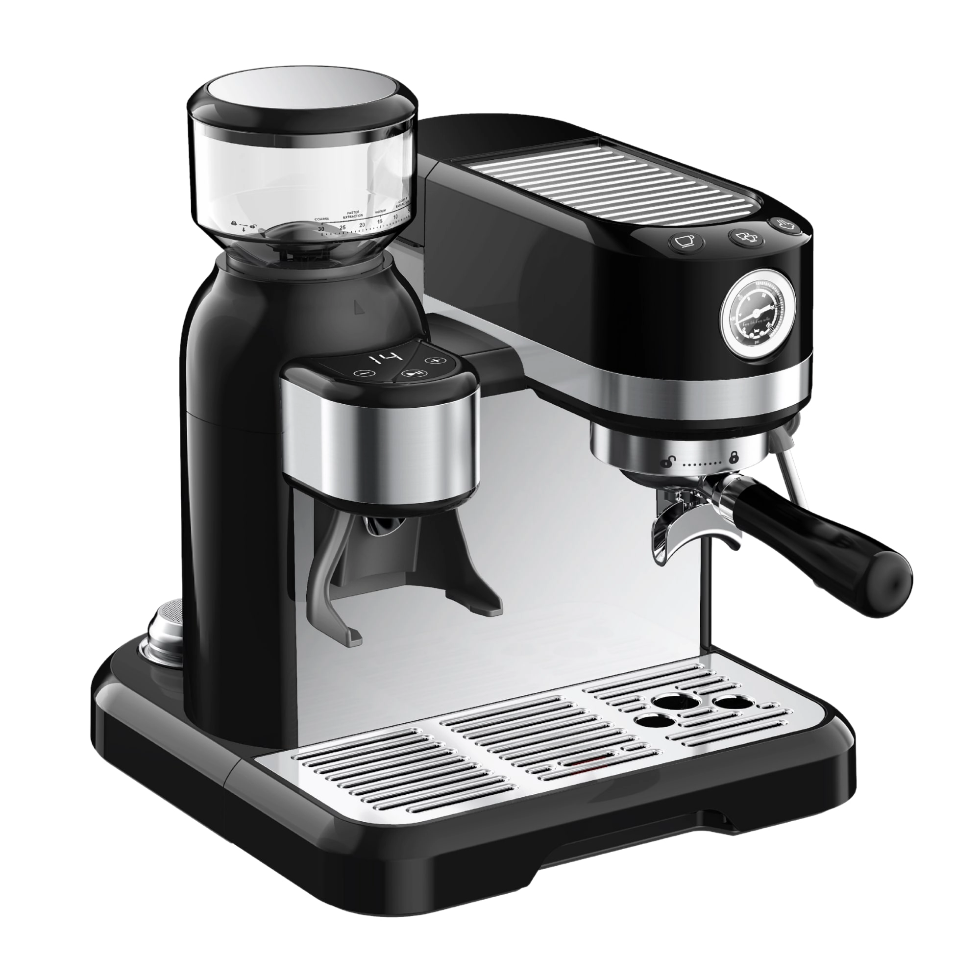 All-in-One - Conical Burr Grinder 58mm Portafilter