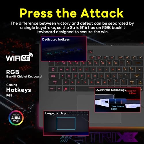 ROG Strix G16 - 16'' i9-13980HX 32GB DDR5 1TB SSD