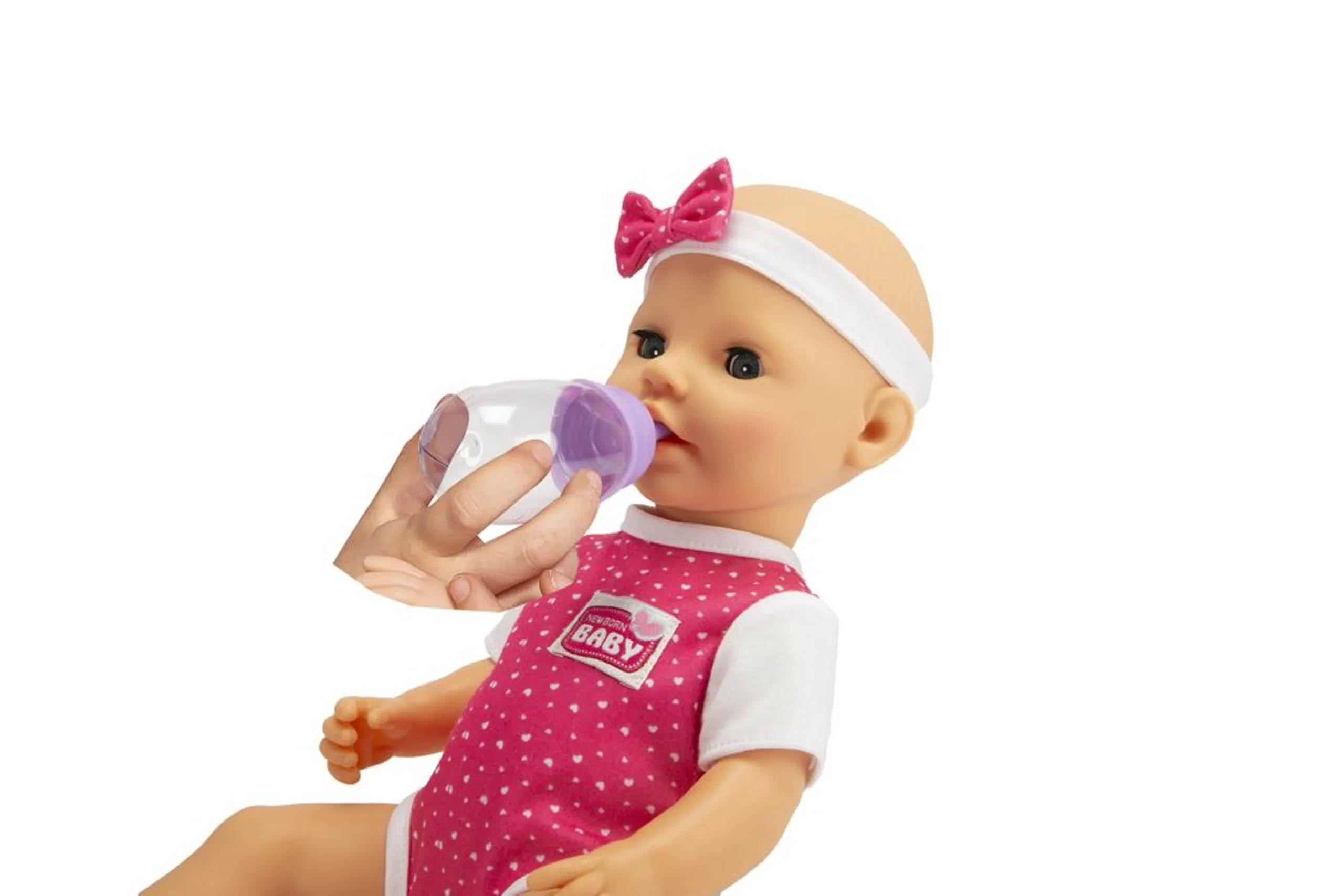 New Born Baby Doll Playset - 38 cm Full Vinyl Body Ages 2+