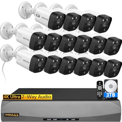 Home Security Camera System 4K
