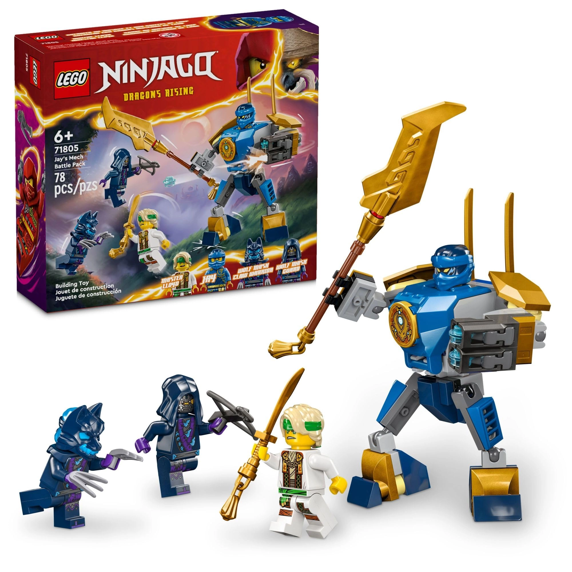 LEGO NINJAGO Jay’s Mech Battle Pack (71805)