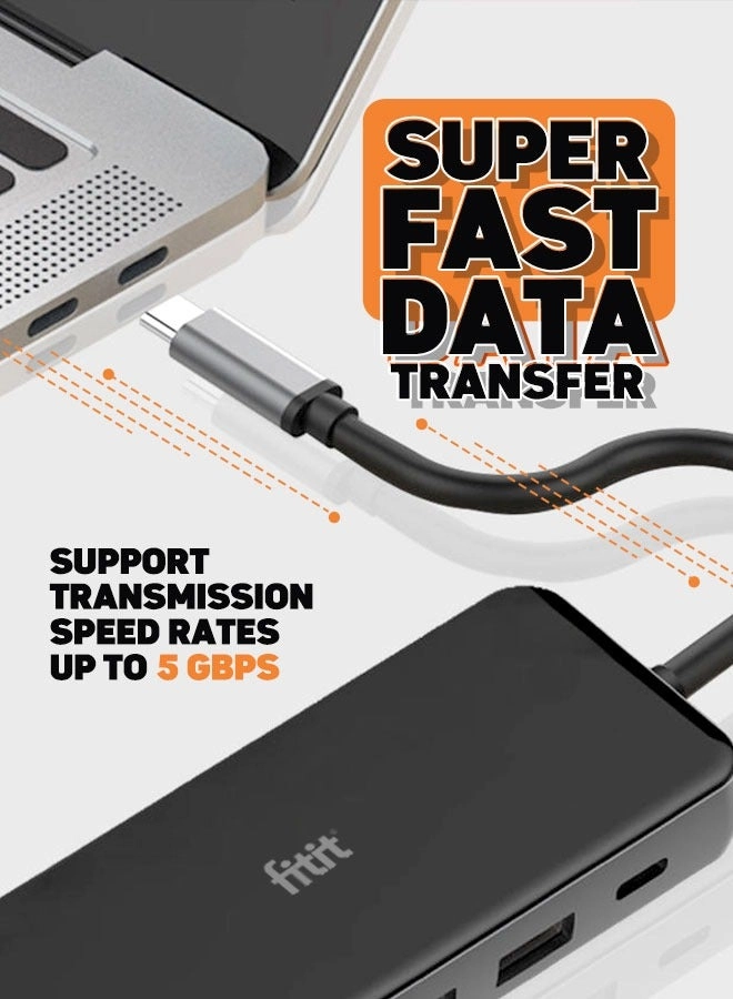 12-in-1 USB Type C Hub