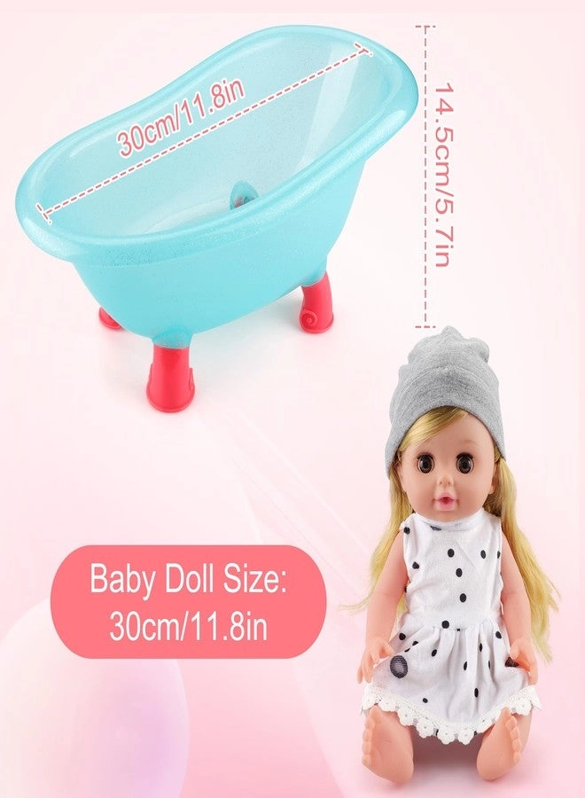 Baby Doll Bath Set - Bathtub Playset Toddlers