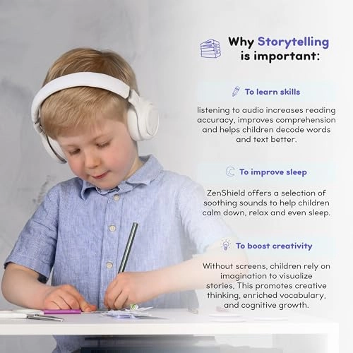 AM-ON-STORYPH-GREY - Wireless Headphone + Zen StoryShield + PlayShield