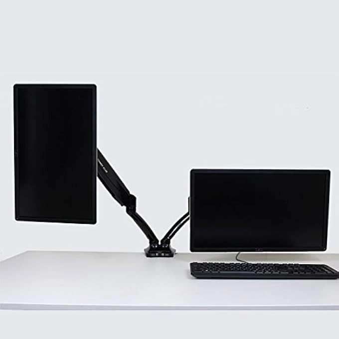 GAS SPRING DESK MOUNT - TWIN ARM 27''