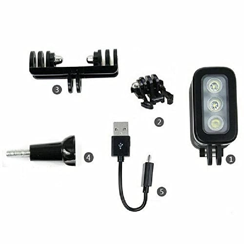 Waterproof Diving LED Light - Flash Lamp for GoPro 10/9/8/7/6/5