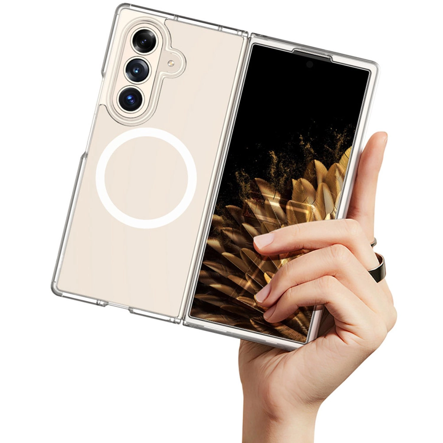 Zepho Ultra Clear Case with MagSafe for Samsung Galaxy Z Fold7