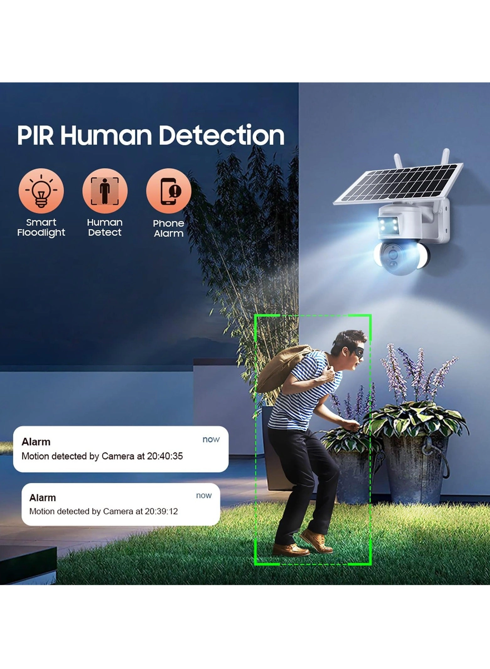 Smart Solar Security Camera 6MP