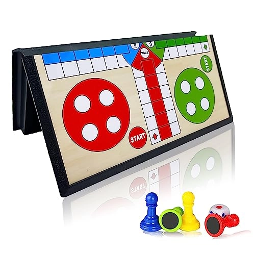 KIDAMI Magnetic Ludo - Travel Folding LightWeight