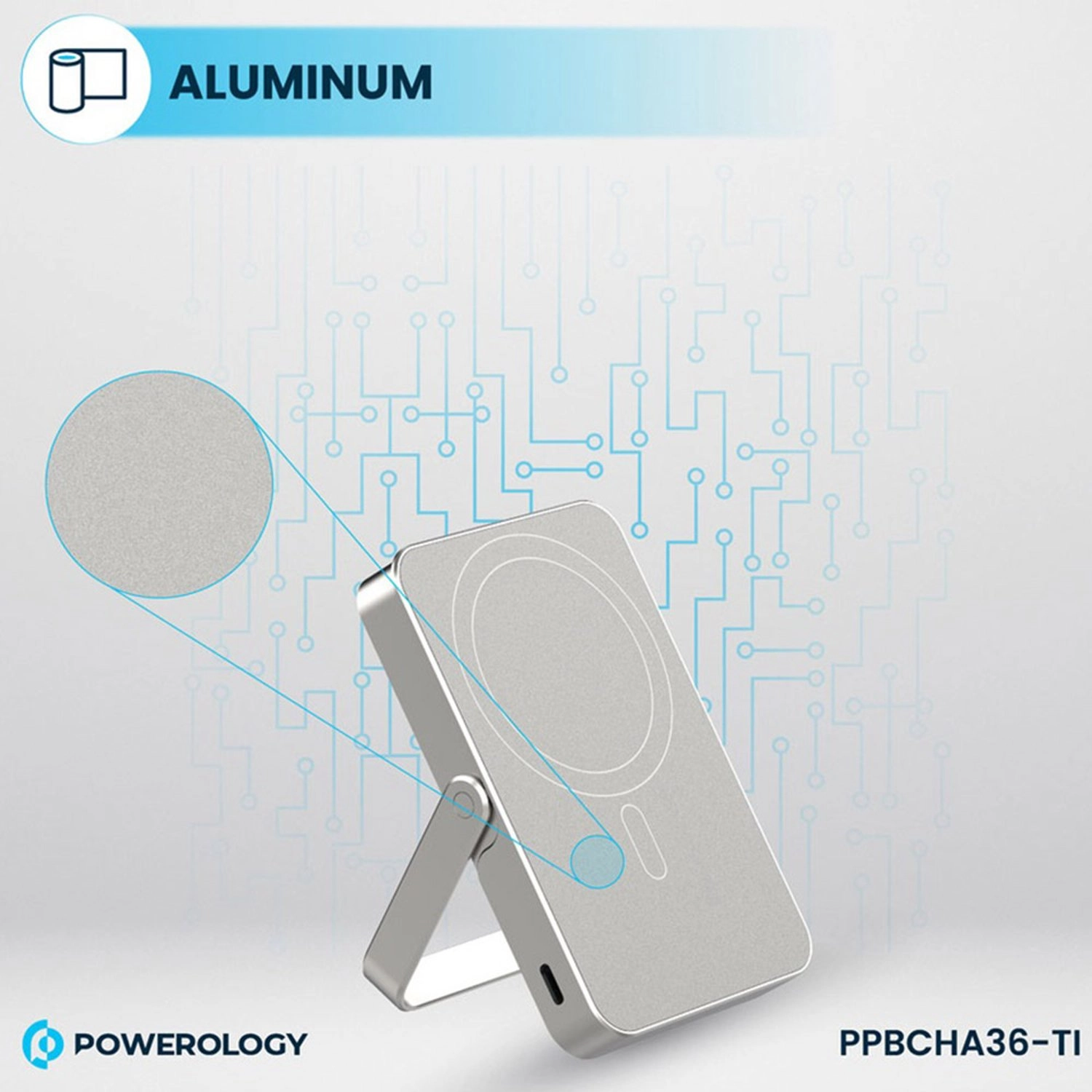 PPBCHA36-TI - 10000mAh 15/20 Watts Wireless