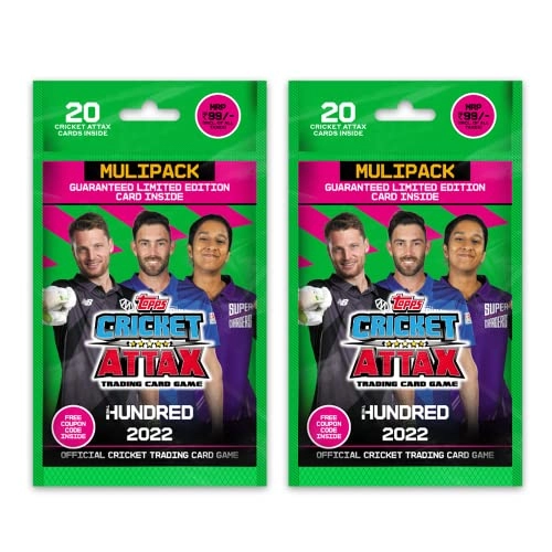 Cricket Attax The Hundred 2022 Edition - English 20pcs