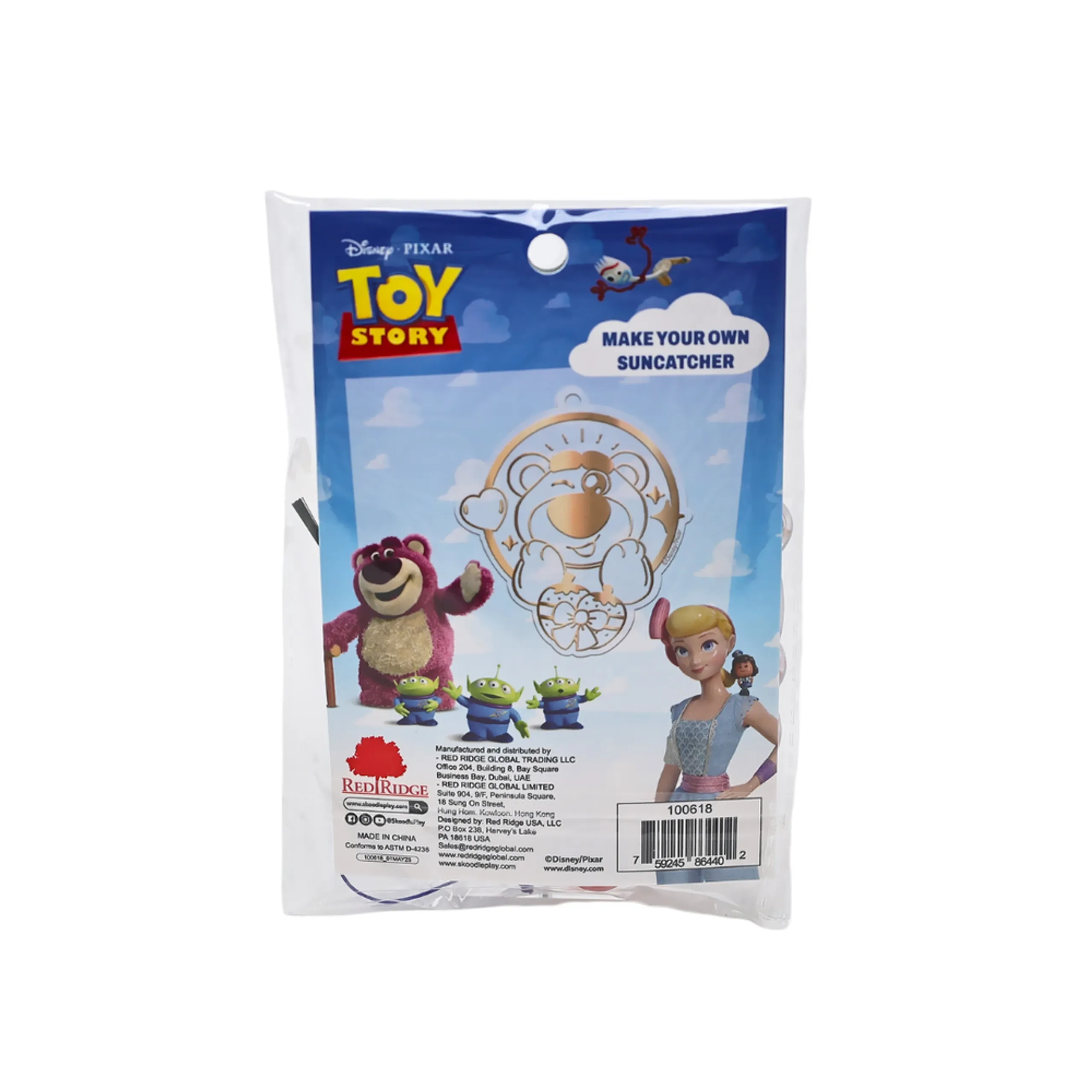 Toy Story Lotso-2 Make Your Own Suncatcher - 3+ years