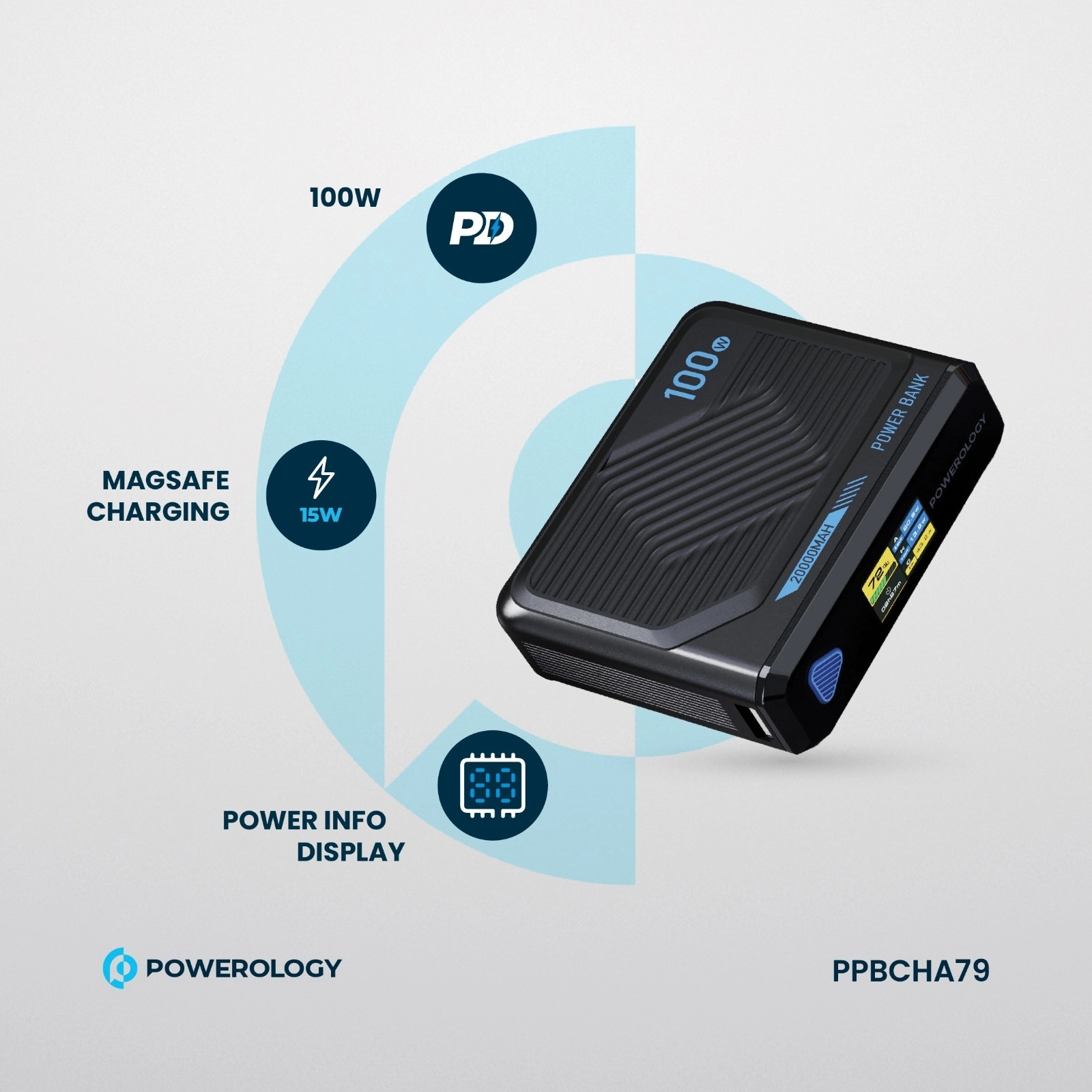 Ultra Mini - 20000mAh 100W Wireless