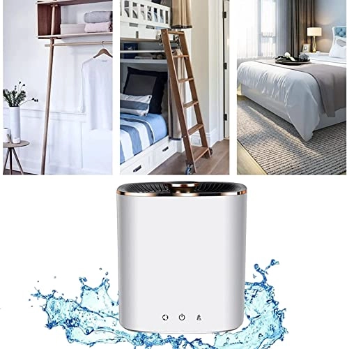 Mini Washing hine Portable 2.5L Turbine Portable Washing hines with Blue Light for Home Travel,White-ozone