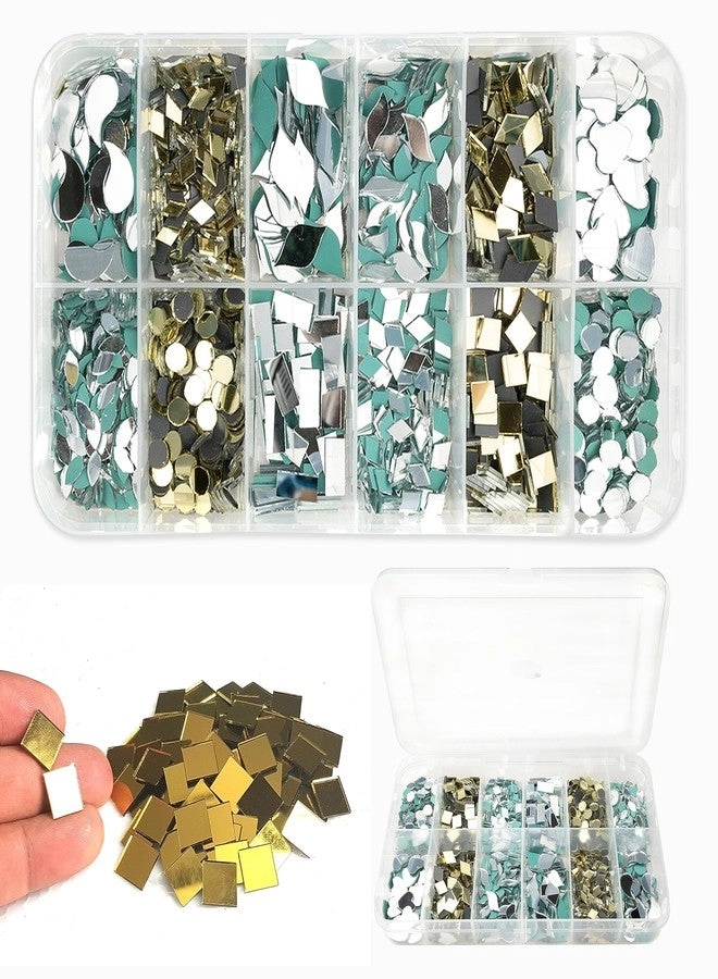 Mirrors for Craft Work - 1300 Total Pieces