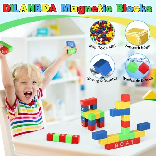 Magnetic Blocks - 3 years and up 18 pieces