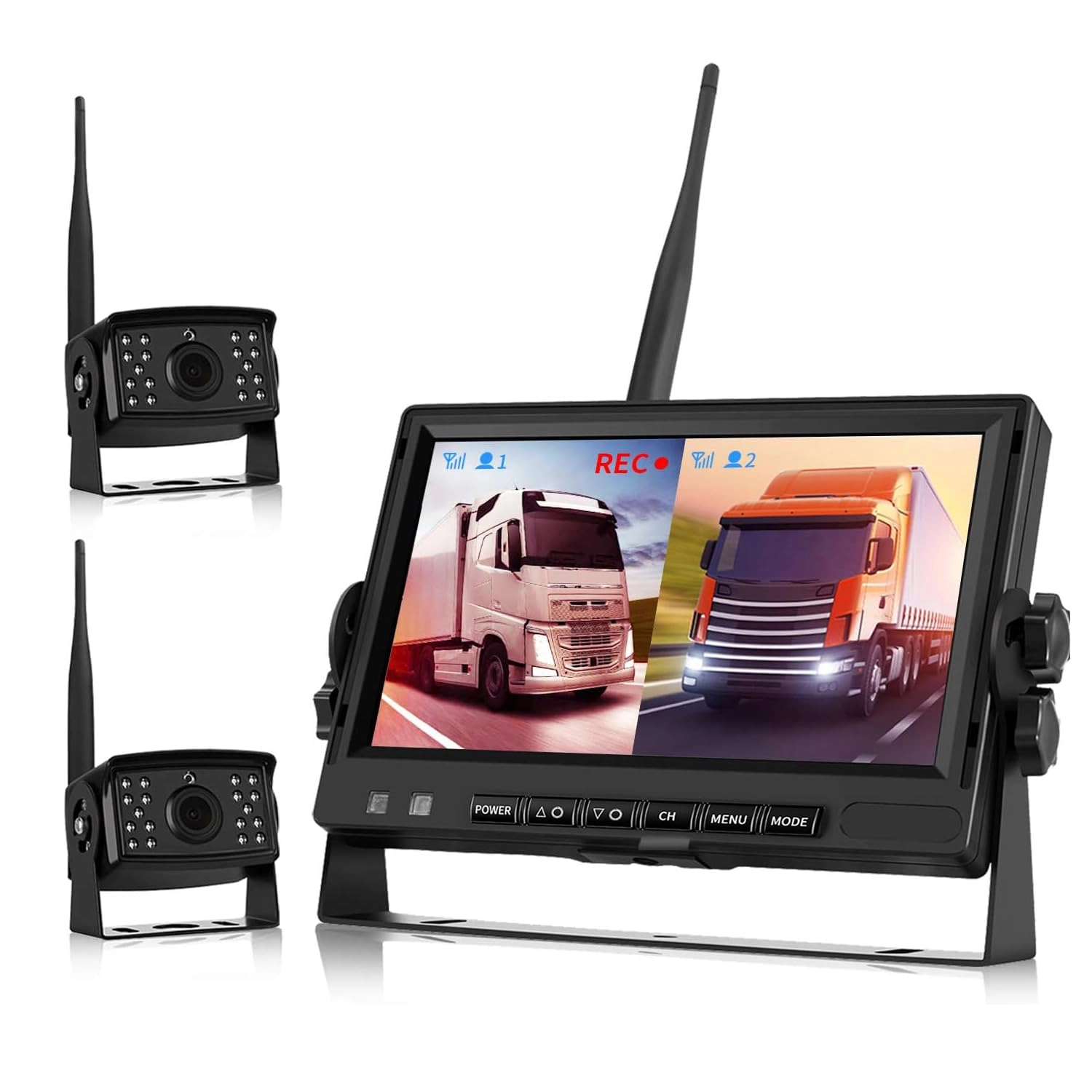 THLY WS-7AHD-2CAM - Night vision Wireless 1.3 million pixels