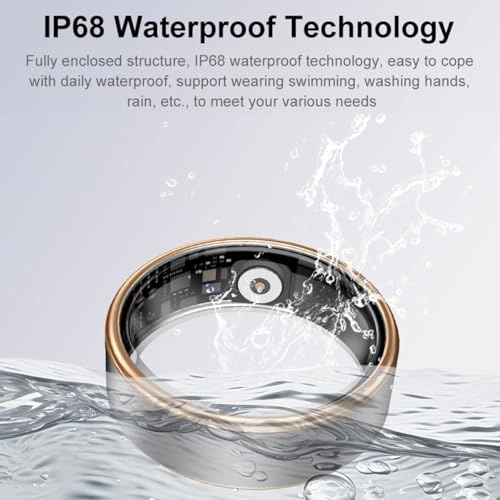 Smart Ring - Heart Rate Monitor Sleep Monitor Waterproof