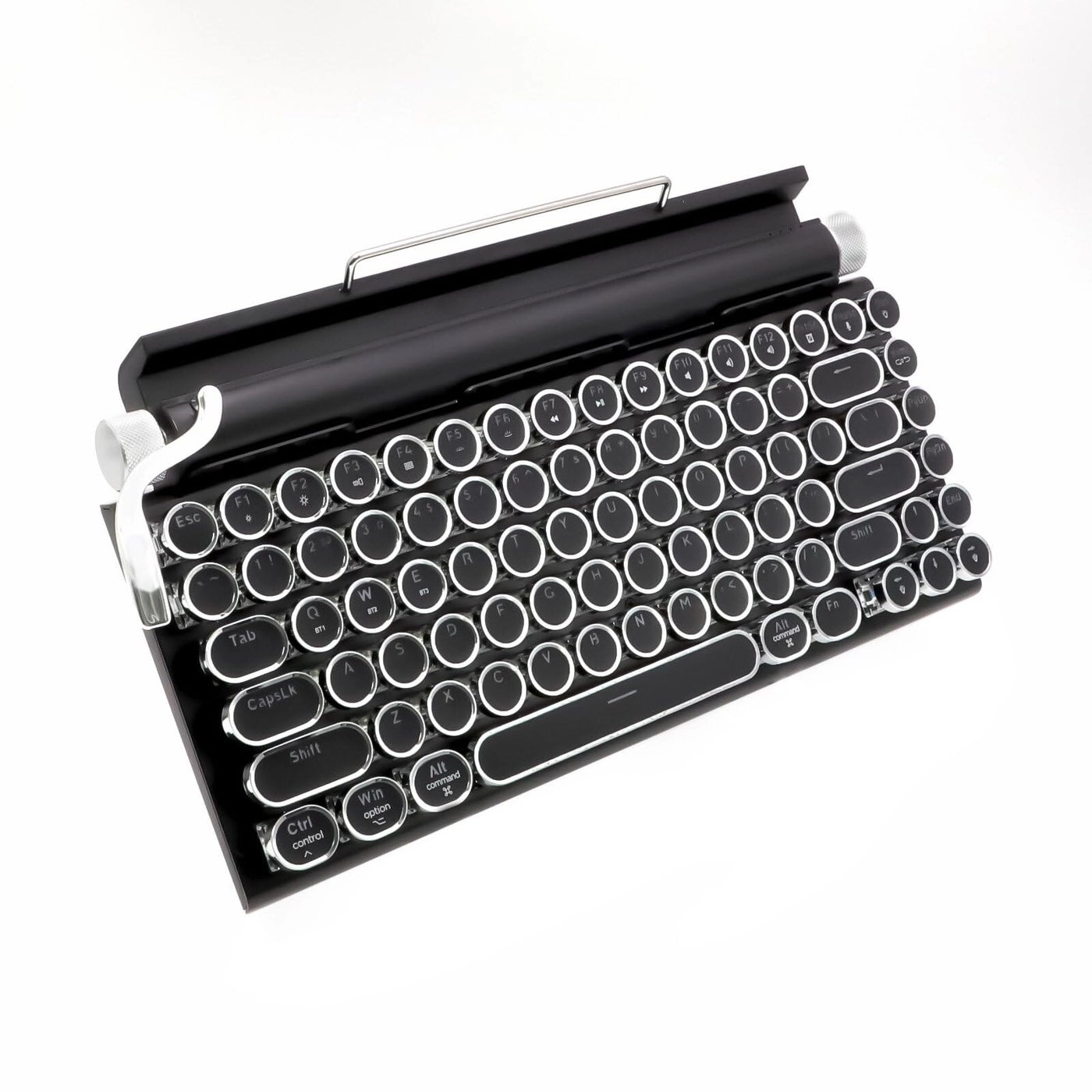 LED Backlit Retro Mechanical Keyboard - Bluetooth
