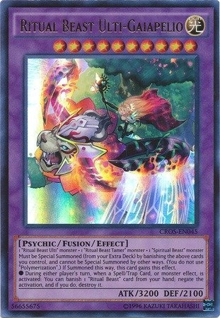 Konami Ritual Beast Ulti-Gaiapelio CROS-EN045 - 1 pcs