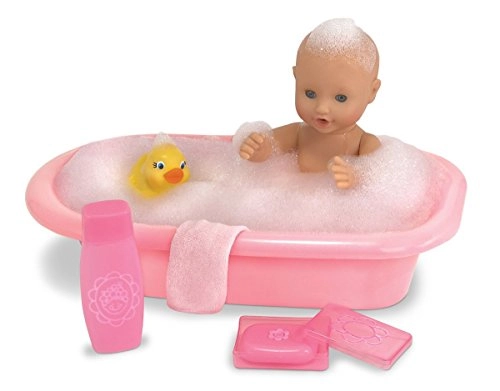 Mine to Love Baby Doll Bathtub - Pink 6 pcs Set