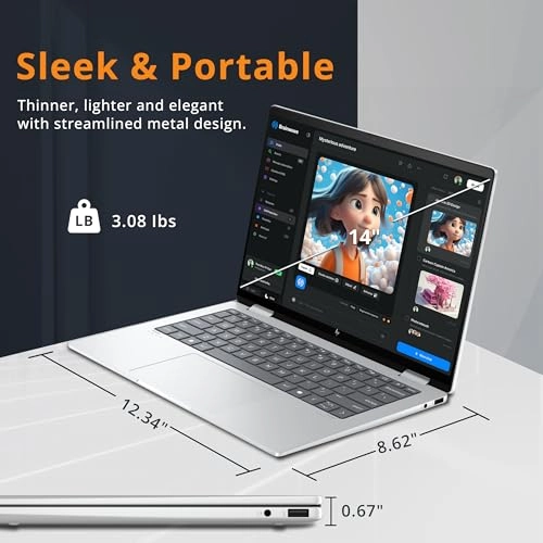 Envy x360 - 14'' 2TB 16GB Ryzen 5 8640HS