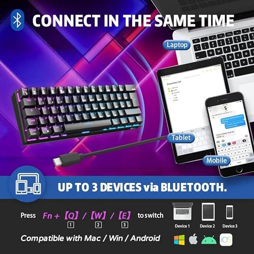 Rk61 - 60% Wired/Wireless