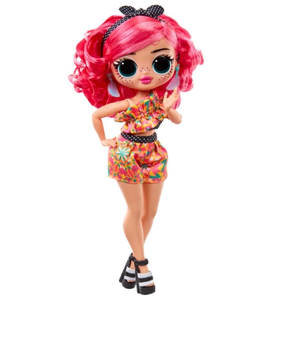Pinky Pops Doll - Space-Themed Bright Pink Hair Ages 4+
