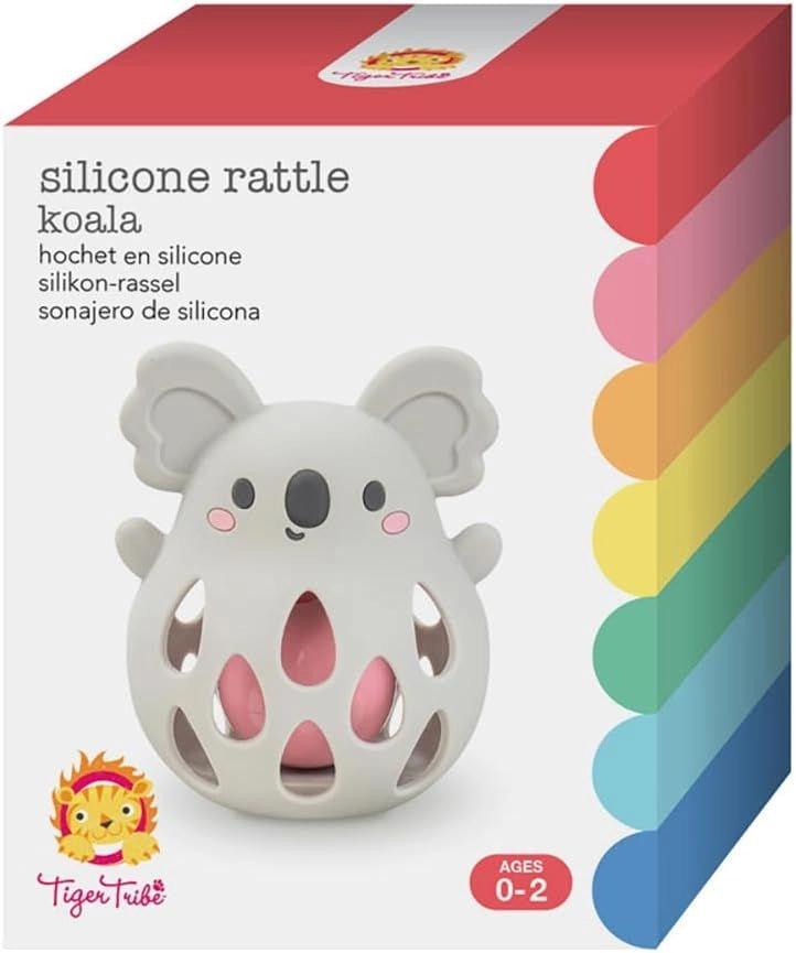 Silicone Rattle - Koala - 0 + silicone