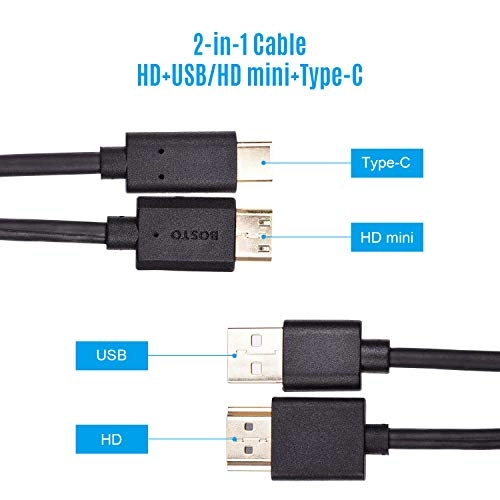 Standard Cable HD mini to Type-C 1.6m Round