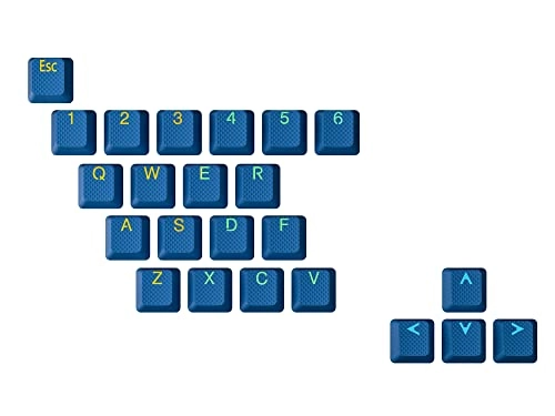 Rubber Keycap Set - OEM Profile Pistachio 23 Keys