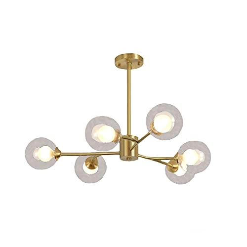 Molecular Chandelier - G9 Copper and glass 90*27*30cm