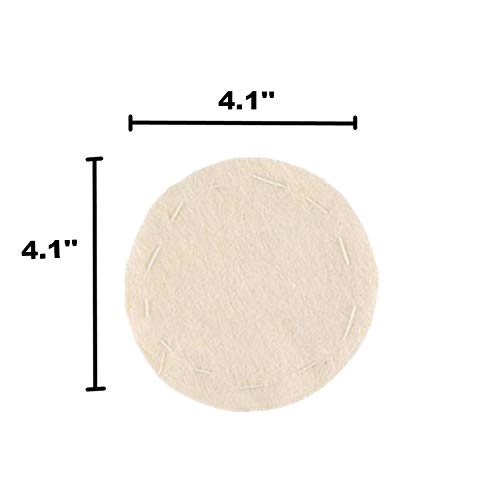 Coffee Syphon Cloth Replacement Filter - 10 pcs 4.1''/10.5cm Cotton